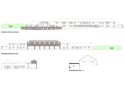 Deer Park - Proposed site plan drawing