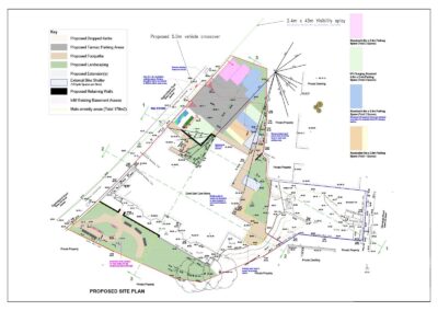Eggbuckland, Plymouth Project - Site plan drawing